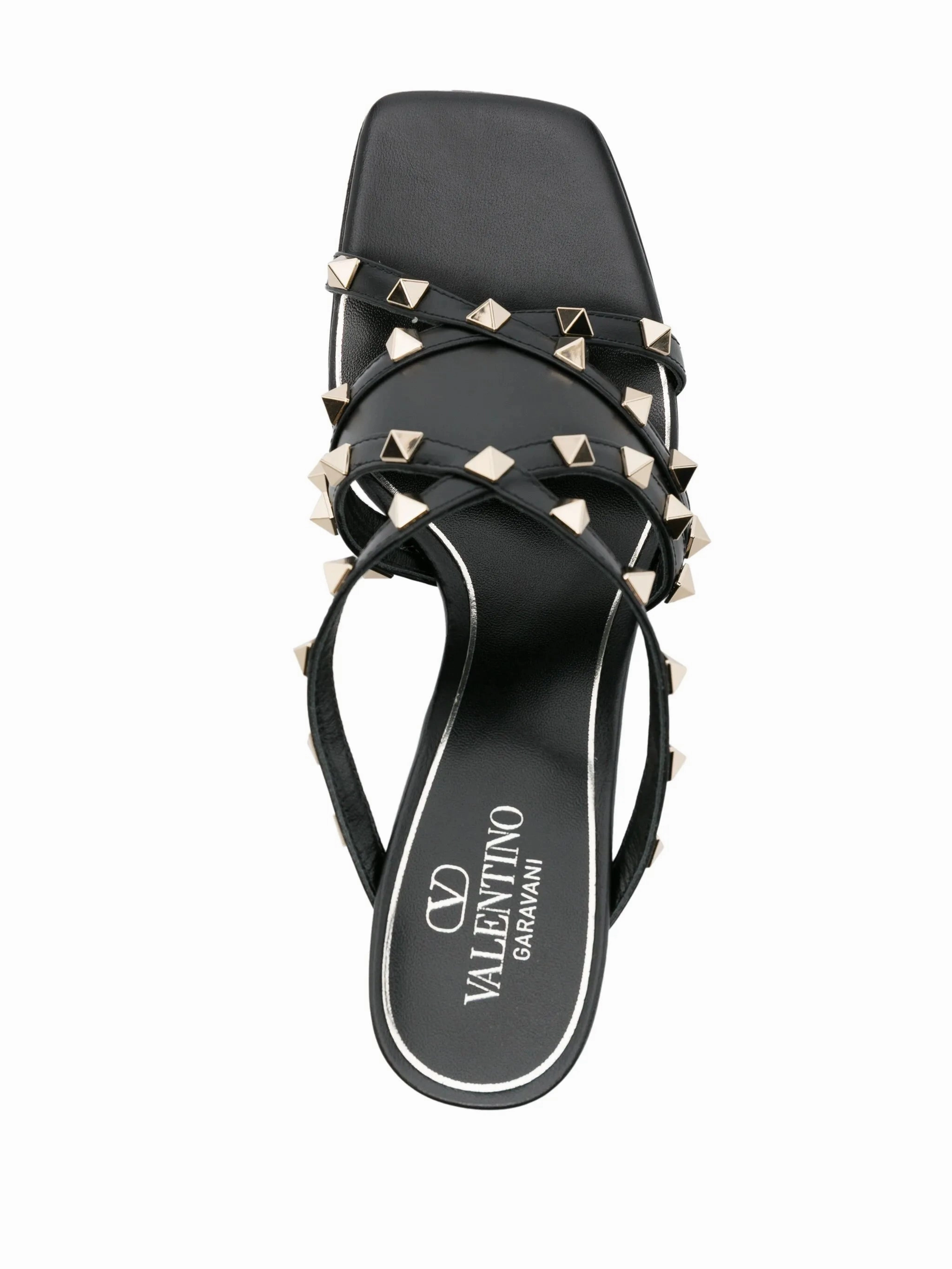Taos Trulie Sandals 90mm Rockstud strappy leather sandals