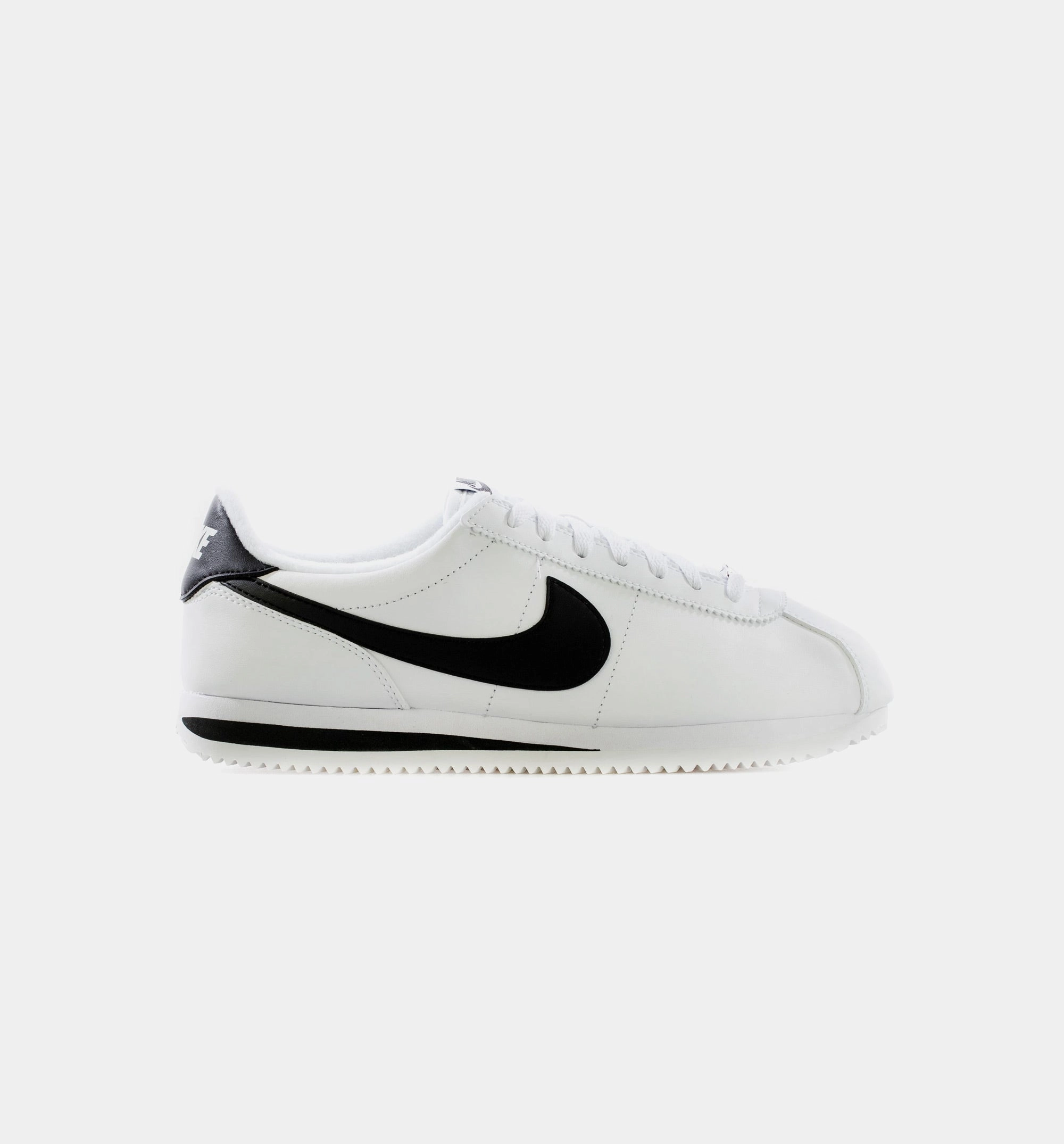 Nike Chrome Shoes Cortez Basic Leather Mens Lifestyle Shoe - White/Black