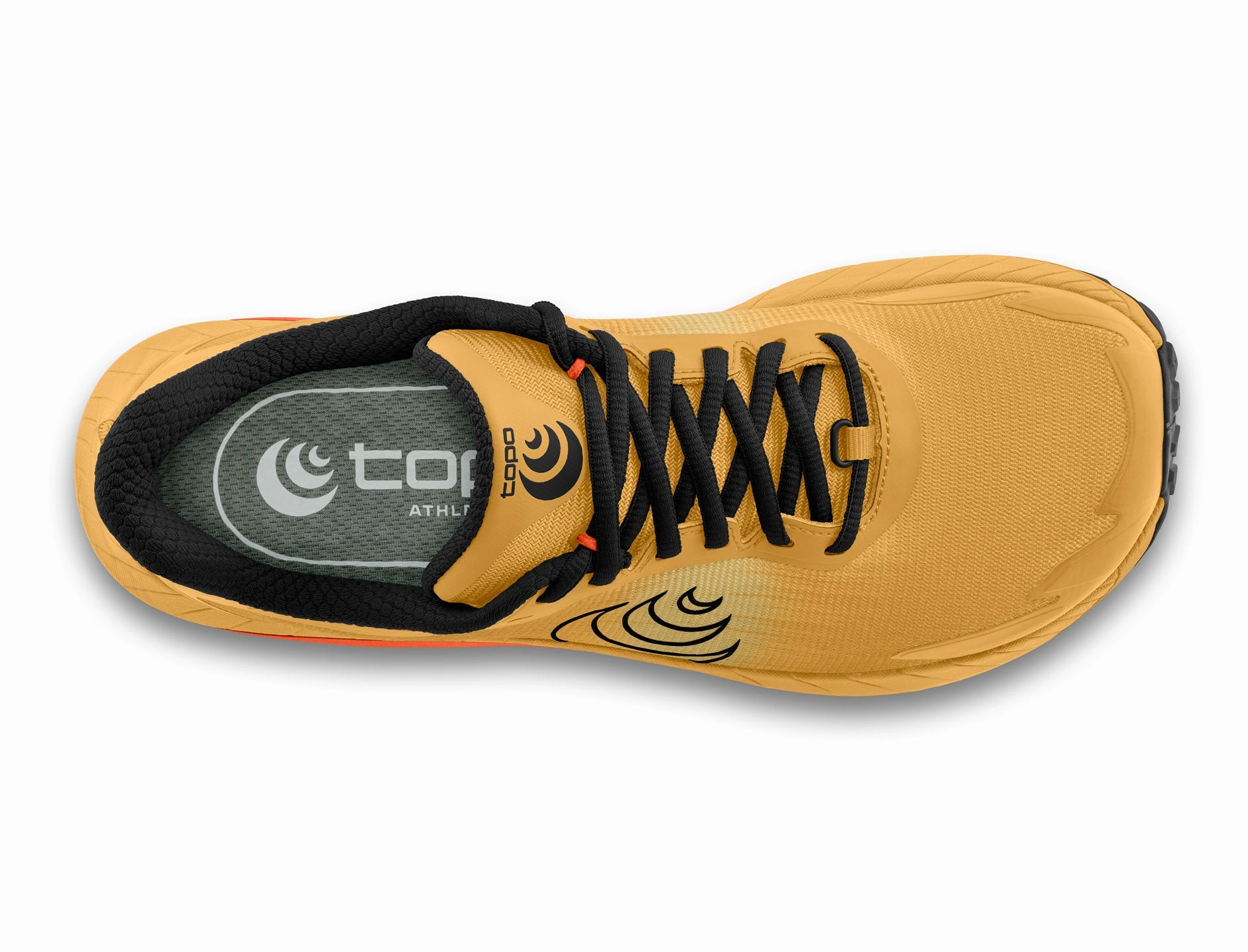 Topo Athletic | MTN Racer 4 | Men's | Mango/Black Running On Clouds Shoes
