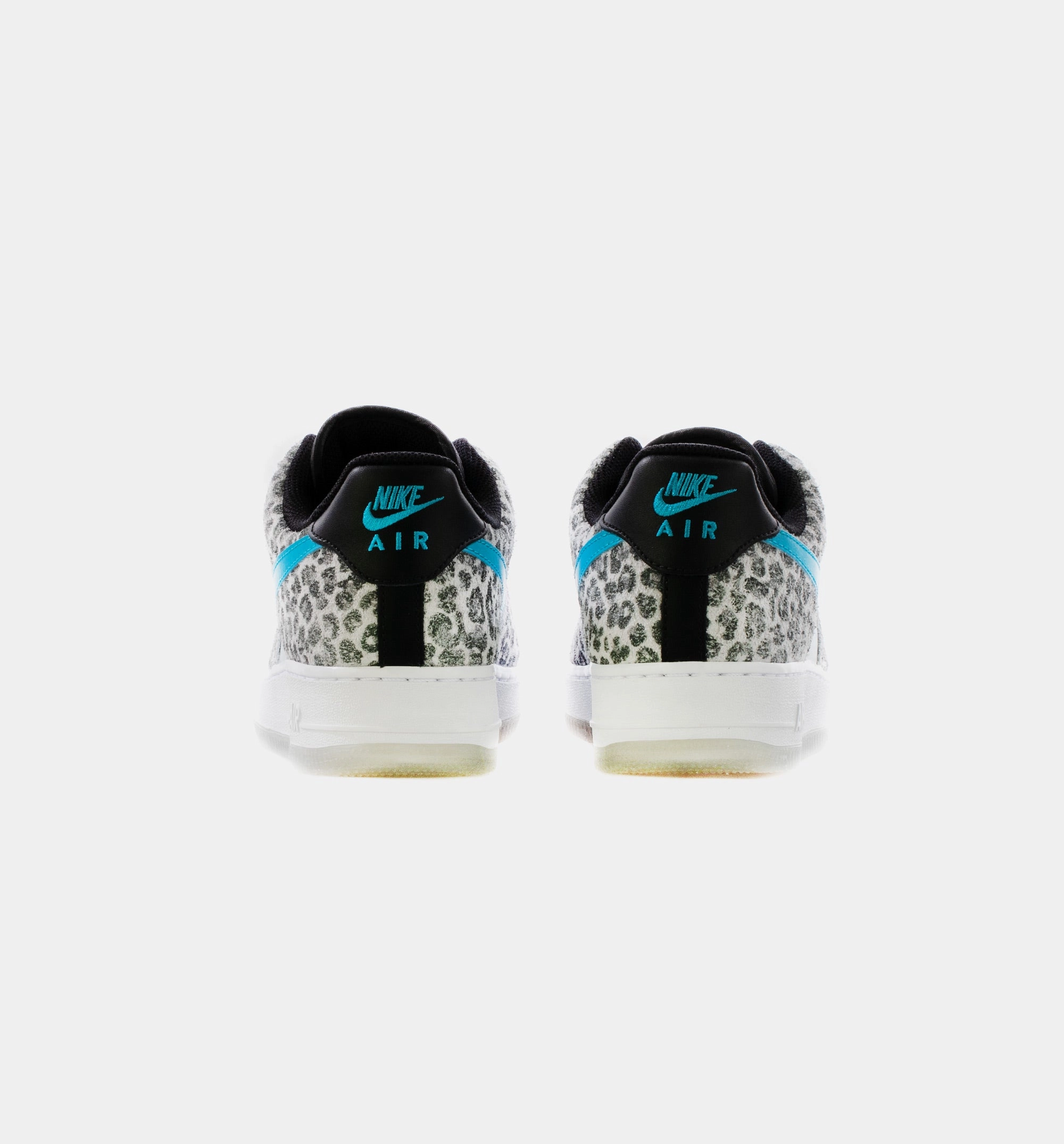Air Force 1 '07 Premium Mens Lifestyle Shoes - Pure Platinum/Black/Particle Grey/Light Blue Fury Basketball Shoes Factory