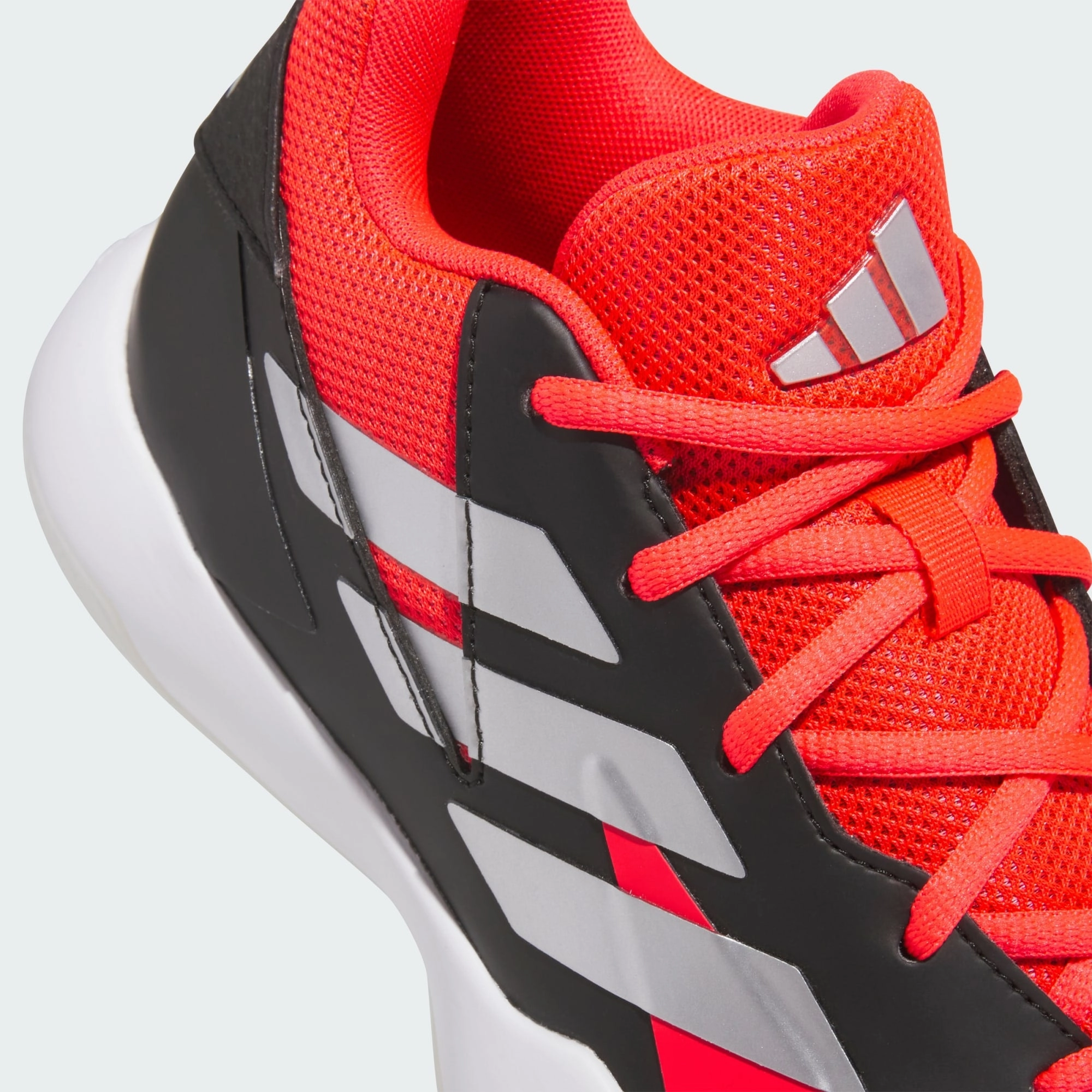 Adidas Kid's Cross Em Up Black/Red Basketball Shoes 1987 Basketball Shoes