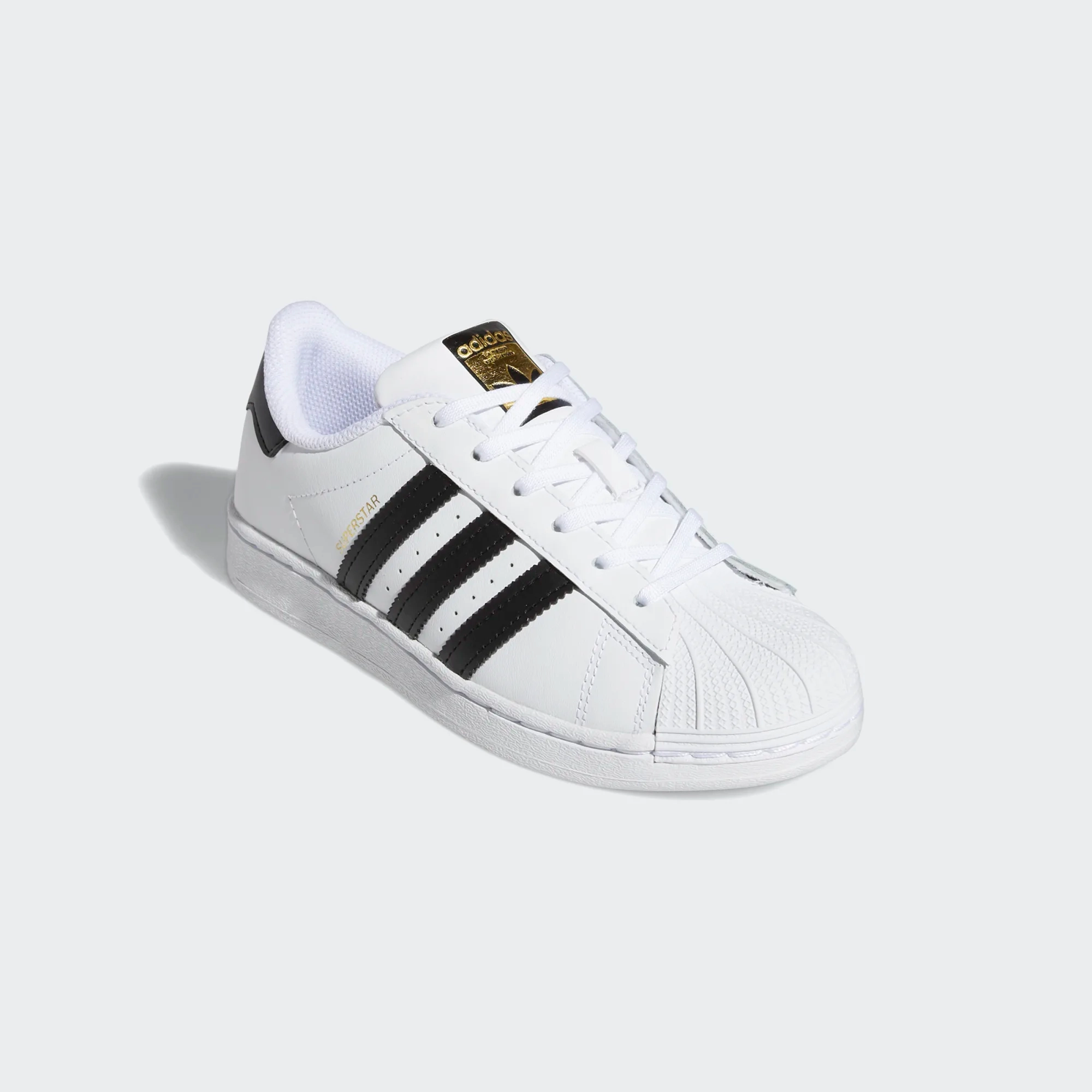 Basketball Shoes With Most Traction Adidas Kid's Superstar Shoes - Cloud White / Core Black