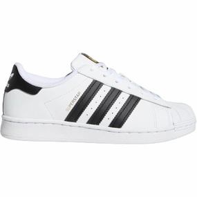 Adidas Kid's Superstar Shoes - Cloud White / Core Black Basketball Shoes Uproar
