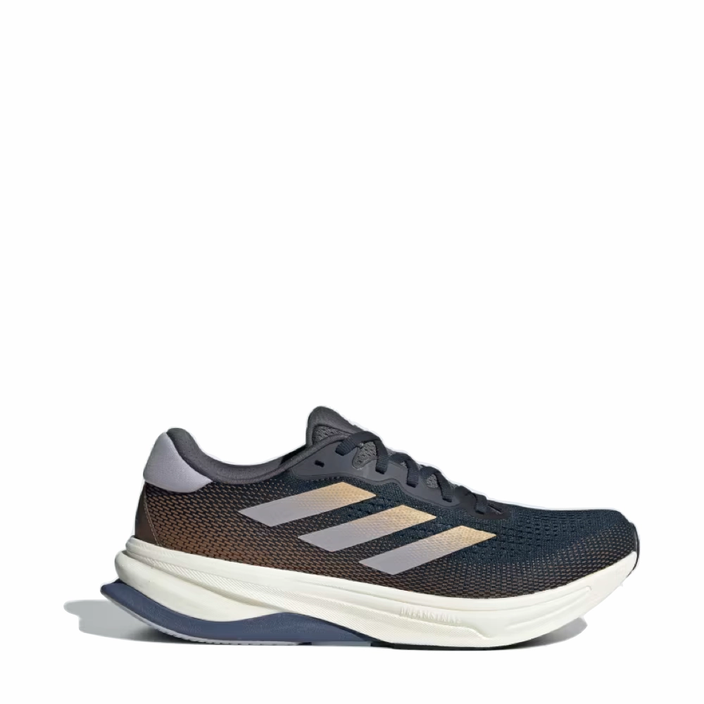 Adidas Men's Supernova Solution Sneaker in Aurora Ink/Glory Grey/Oat Best Adidas Shoes Running