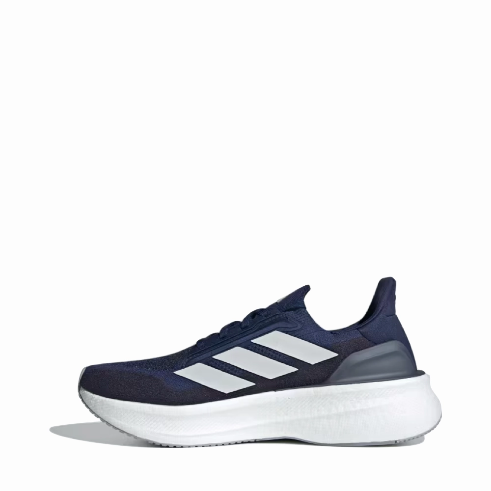 Grand Court Alpha Shoes Adidas Adidas Men's Ultraboost 5X Sneaker in Dark Blue/Cloud White/Halo Silver