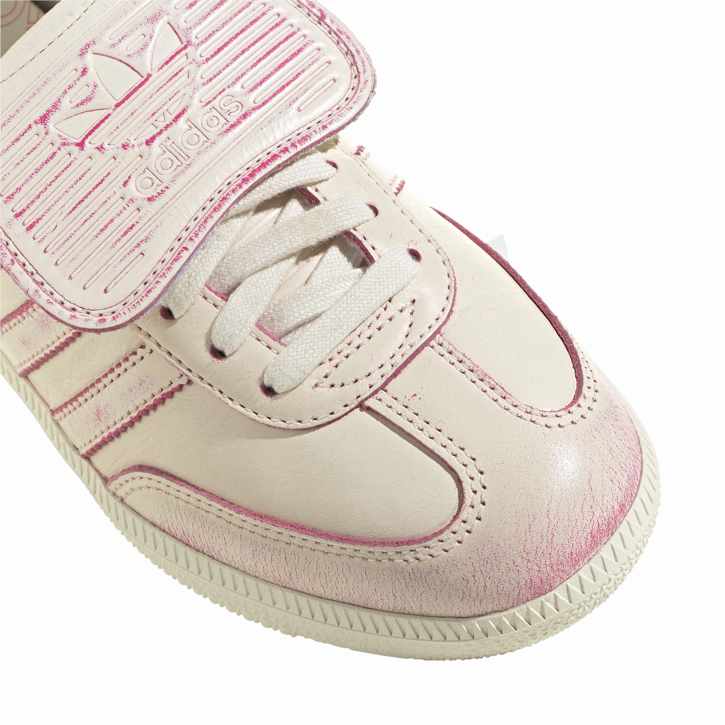 ADIDAS SAMBA LT Women CREWHT/CREWHT/SHOPNK JR5998 Leather Soccer Cleats