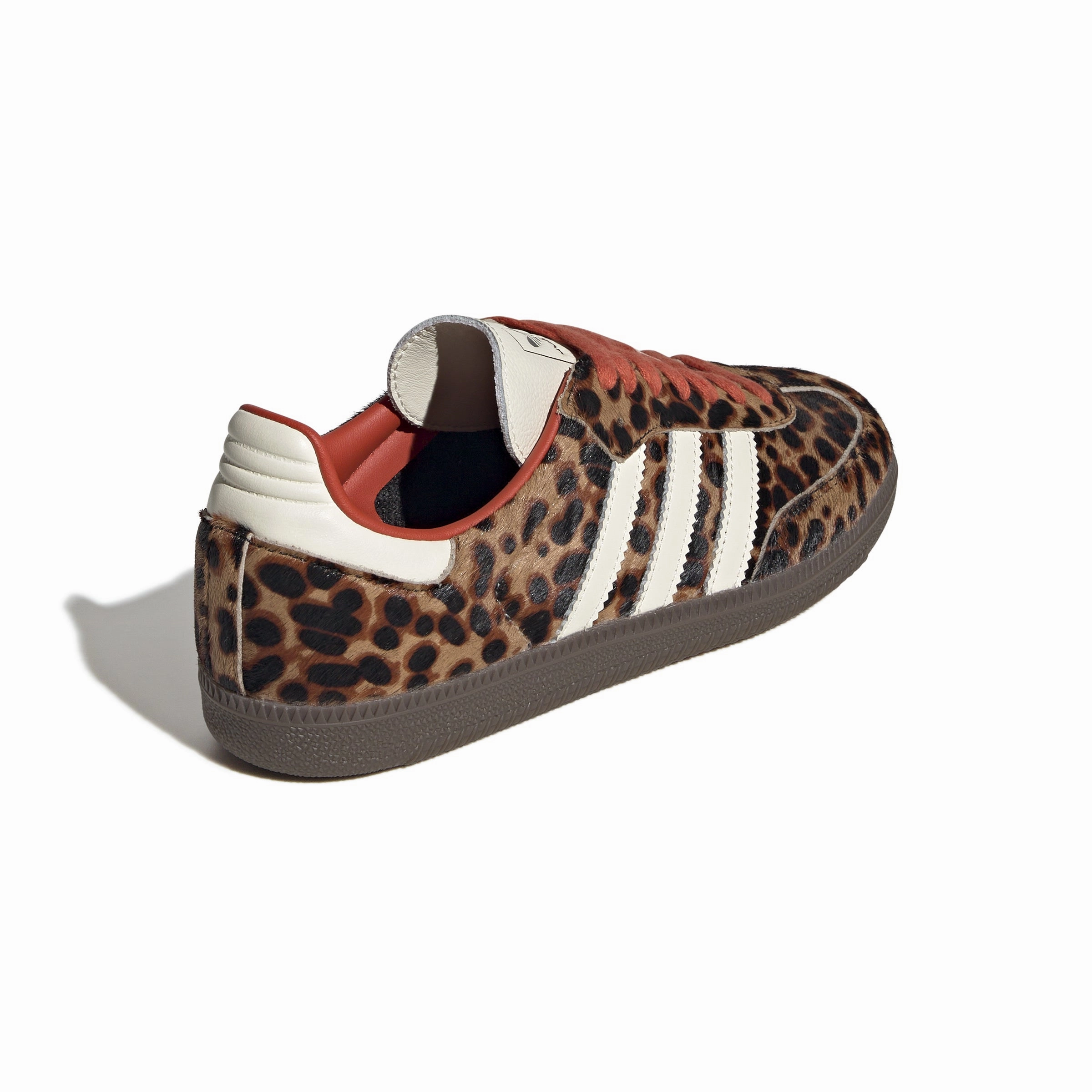 Cool Custom Soccer Cleats ADIDAS SAMBA OG Womens CBLACK/PRERED/CREWHT JI2734