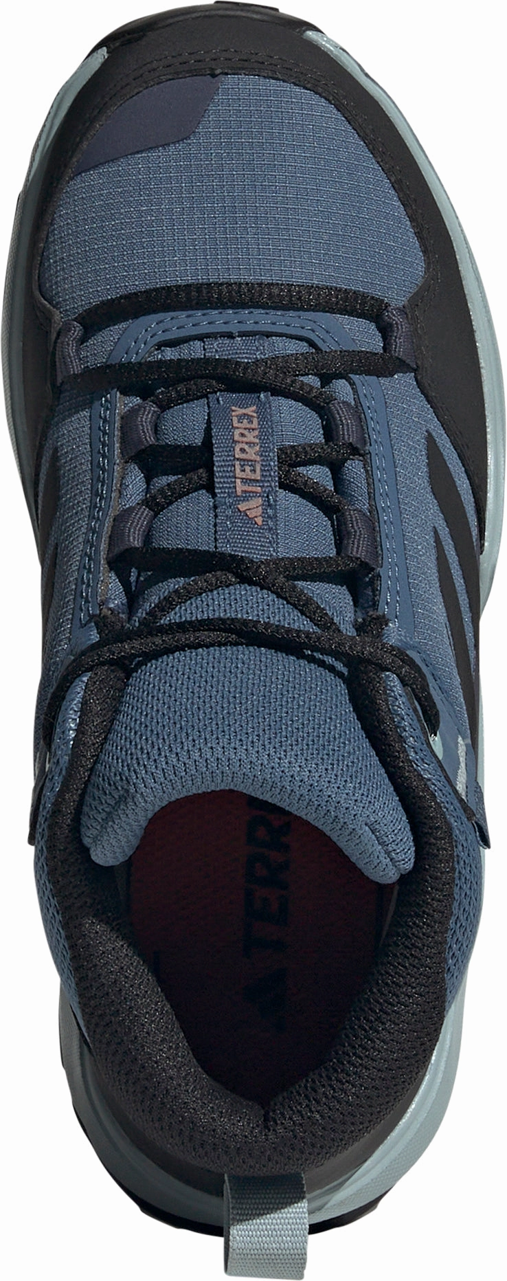 Hedgehog Fastpack Hiking Shoes adidas Terrex AX4R Mid RAIN.RDY Junior Walking Boots - Blue