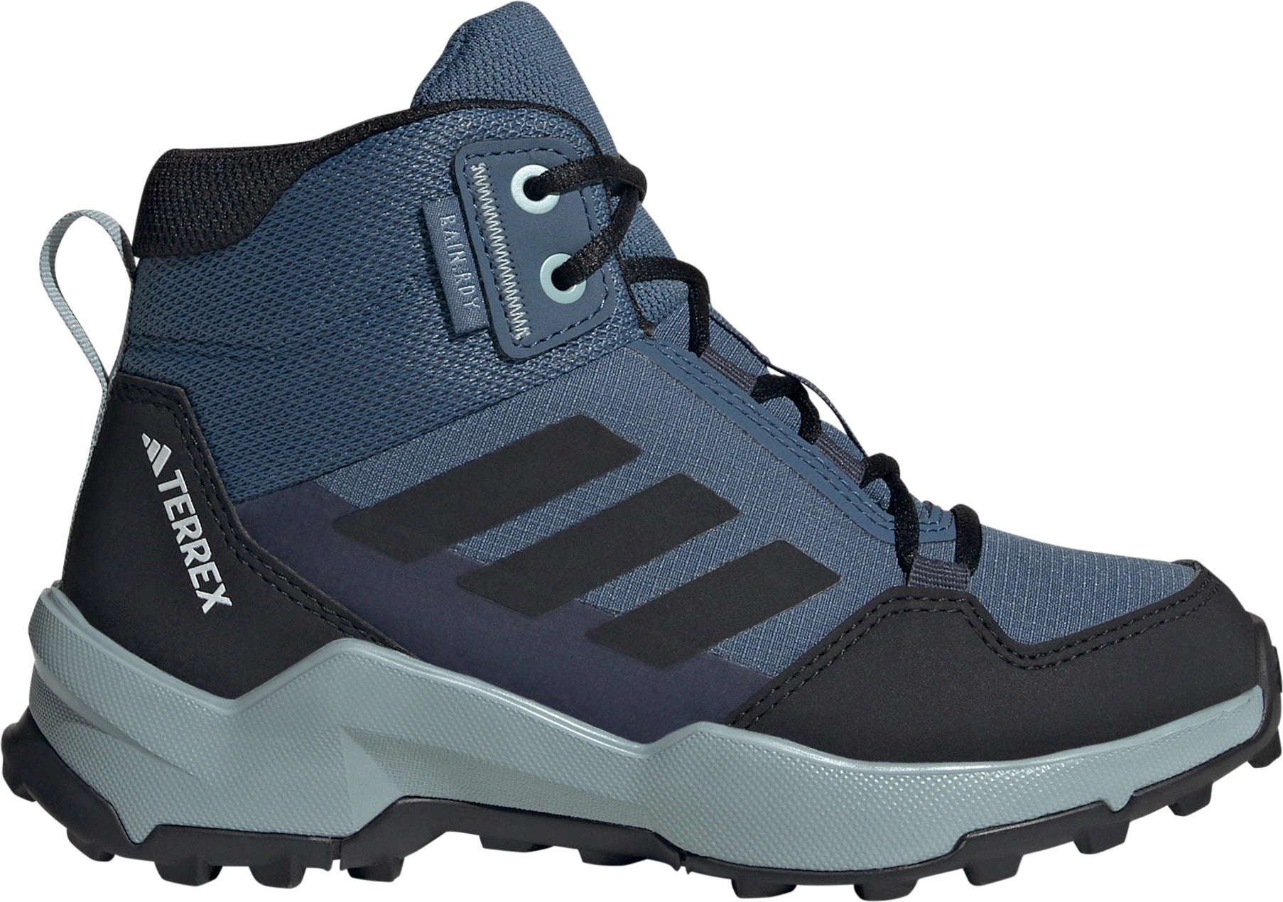 adidas Terrex AX4R Mid RAIN.RDY Junior Walking Boots - Blue Cc Los Hiking Shoes