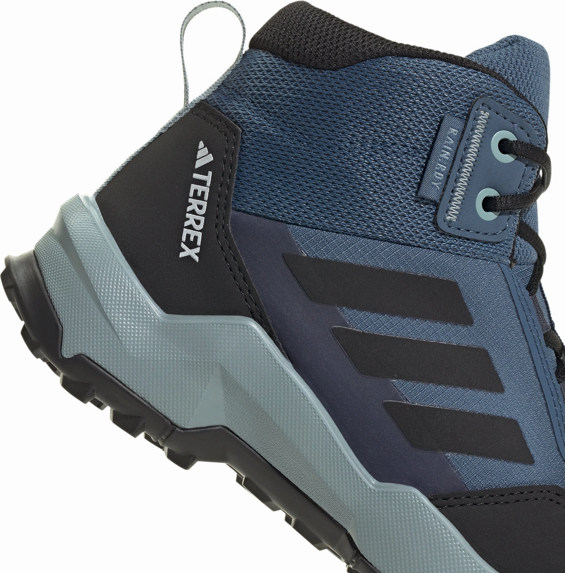 Ultra 360 Hiking Shoes adidas Terrex AX4R Mid RAIN.RDY Junior Walking Boots - Blue