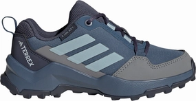 adidas Terrex AX4R RAIN.RDY Junior Walking Shoes - Blue Hiking Shoes Plantar Fasciitis