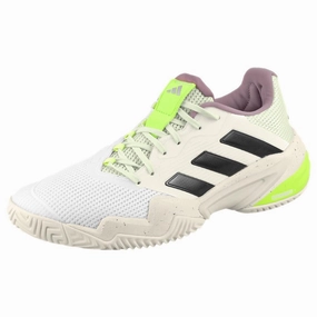 adidas Women's Barricade 13 - Cloud White/Crystal Jade Asics Ff Tennis Shoes