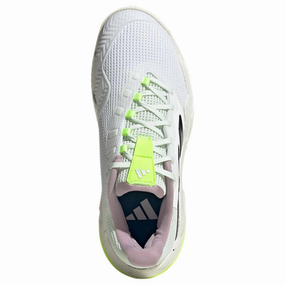 Wilson Tennis Shoes adidas Women's Barricade 13 - Cloud White/Crystal Jade