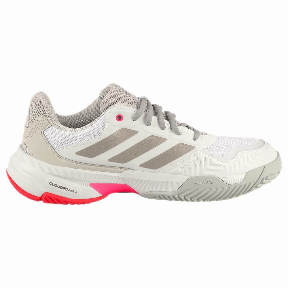Men's Champion Tennis Shoes adidas Women's CourtJam Control 3 - Cloud White/Iron Metallic