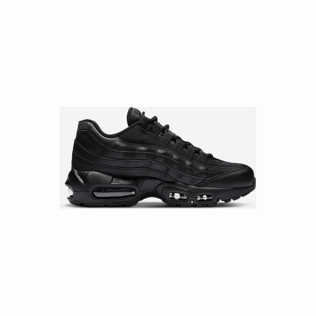 Nike Invincible Running Shoe Nike Kid's Air Max 95 Recraft Shoes - Black / White