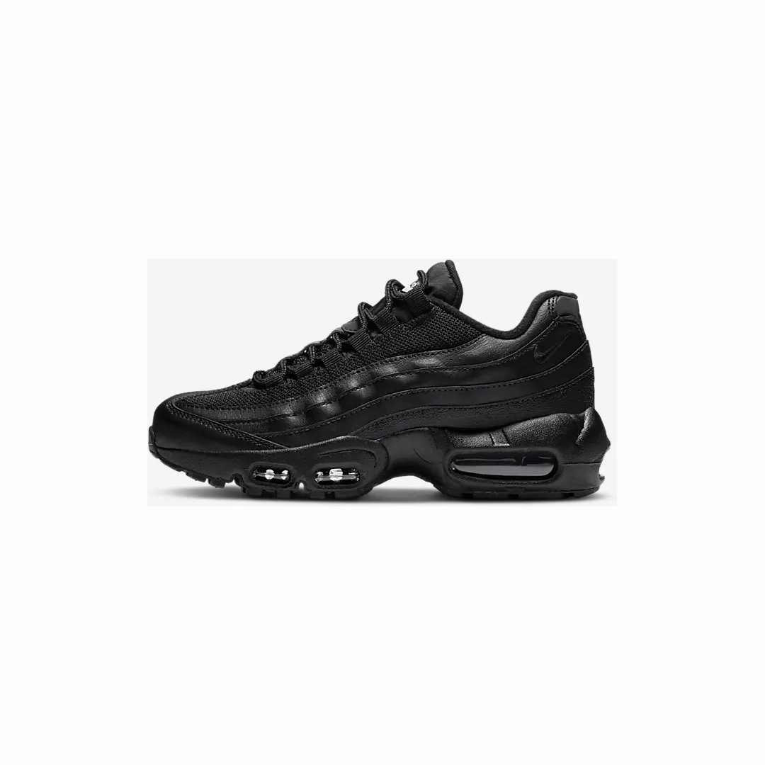 Nike Court Borough Mid Basketball Shoe Nike Kid's Air Max 95 Recraft Shoes - Black / White