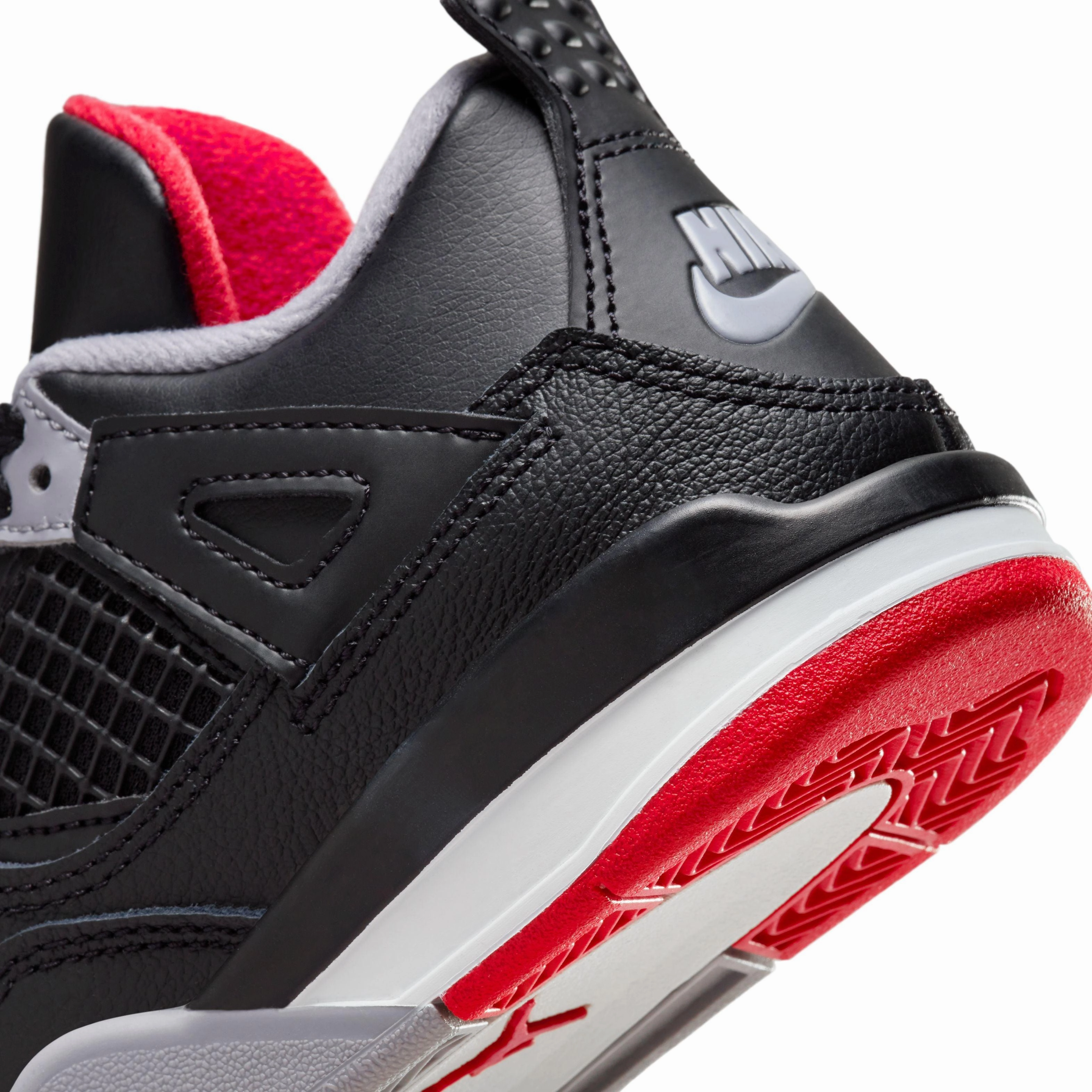 New Balance Hesi Low V2 Basketball Shoes Kids Air Jordan 4 Retro 'Bred Reimagined'