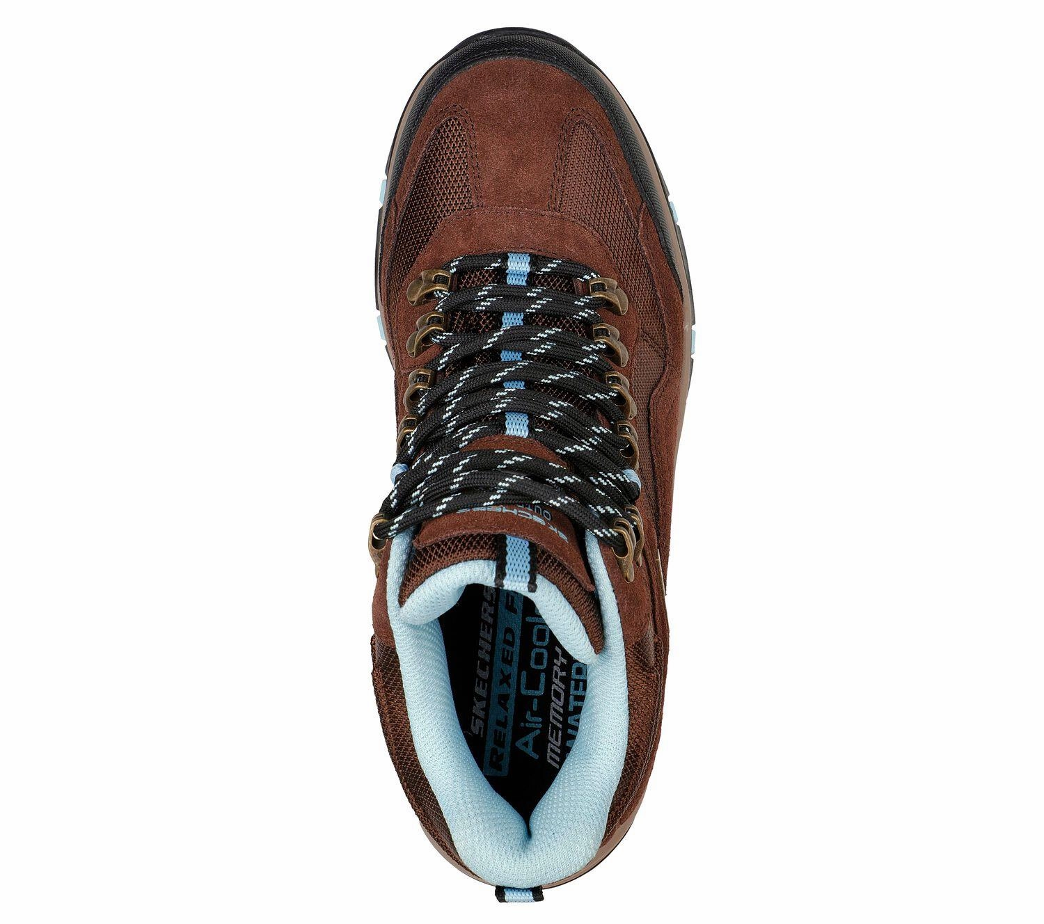 Warrior Hiking Shoes Women's Wide Fit Skechers 167008 Trego Base Camp Waterproof Hiking Boots