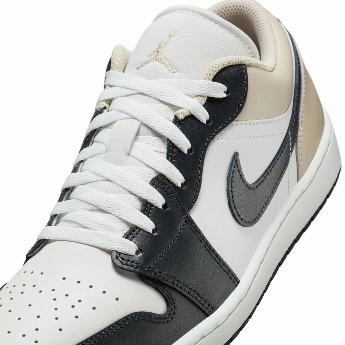 New Release Basketball Shoes 2025 Air Jordan 1 Low 'Summit White Off Noir Rattan'