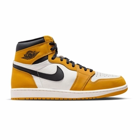Air Jordan 1 Retro High OG 'Yellow Ochre' Basketball Shoes Size 5 Uk