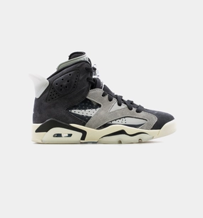 Air Jordan Retro 6 Tech Chrome Womens Lifestyle Shoe - Black/Grey Top Ten Coolest Basketball Shoes