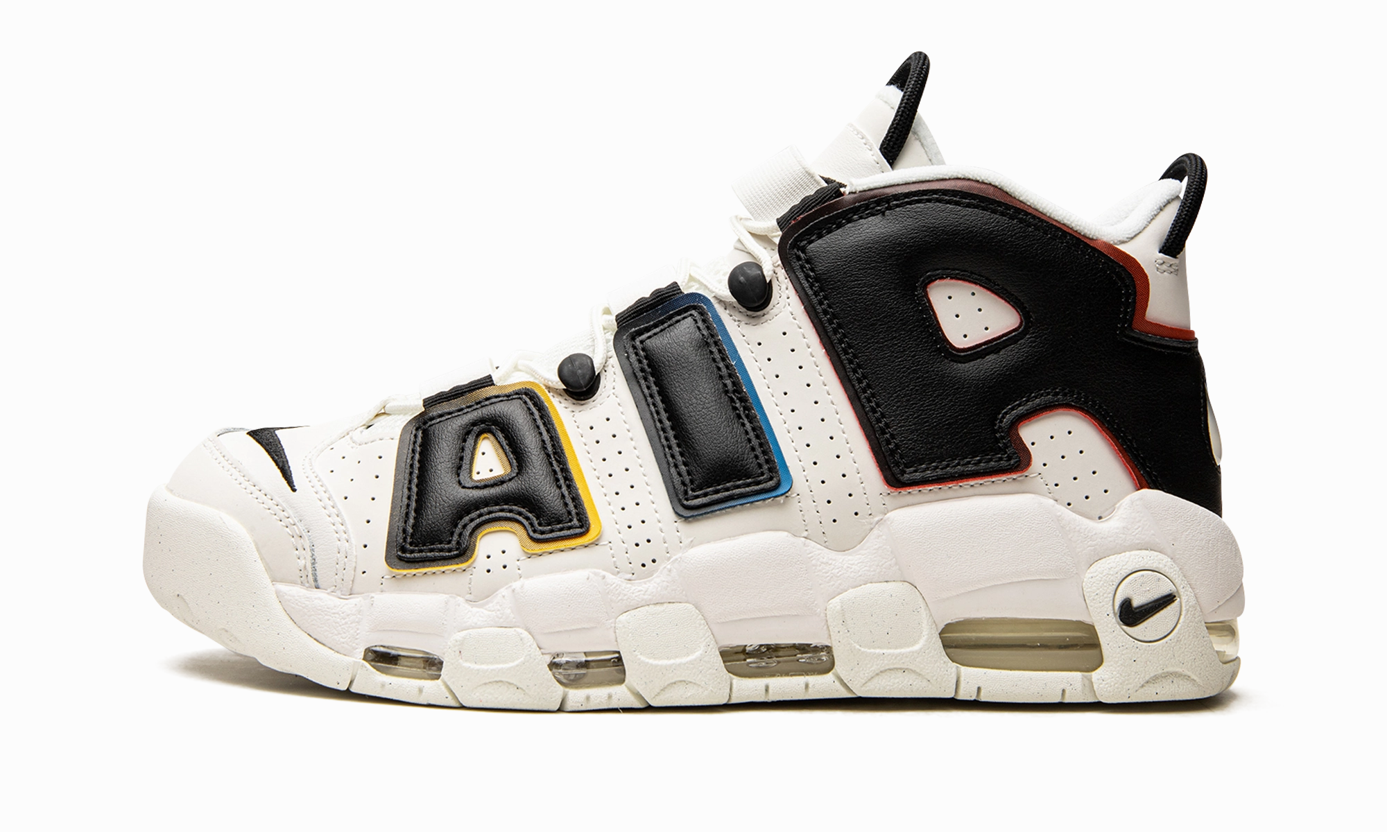 Air More Uptempo "Primary Colors" Quotes To Write On Basketball Shoes