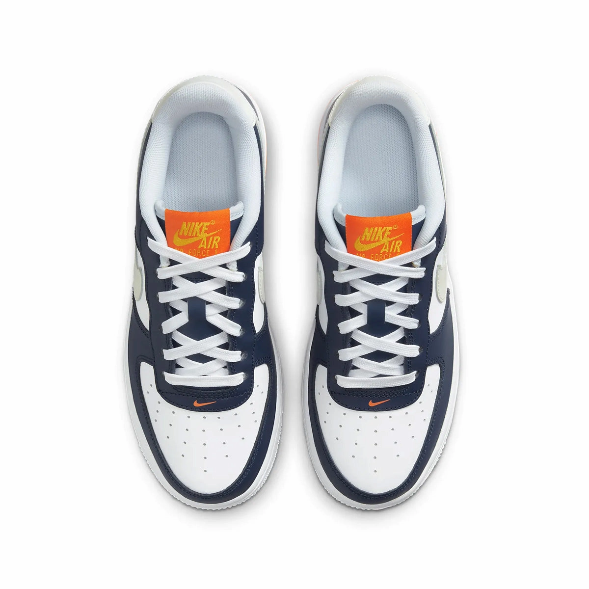 Crazy Colored Basketball Shoes Kids Air Force 1 LV8 'Midnight Navy'
