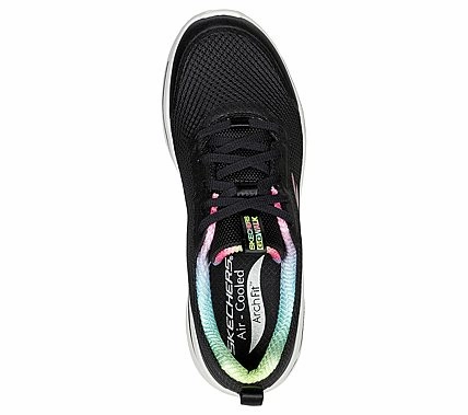SKECHERS GO WALK ARCH FIT - 124868 - BKHP Flat Walking
