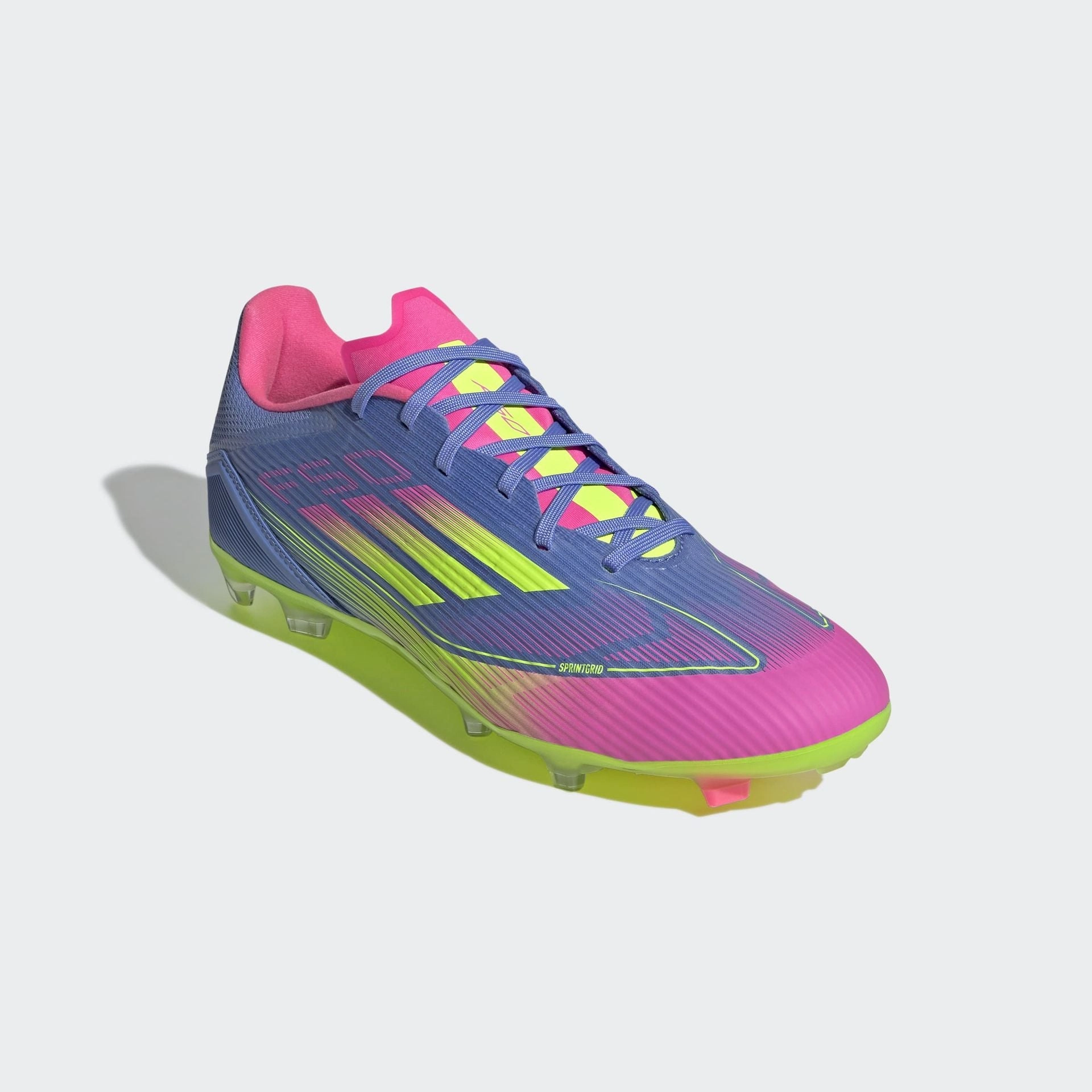Adidas Rider Shoes F50 LEAGUE FIRM/MULTI-GROUND BOOTS - Blue Fusion / Lucid Lemon / Lucid Pink