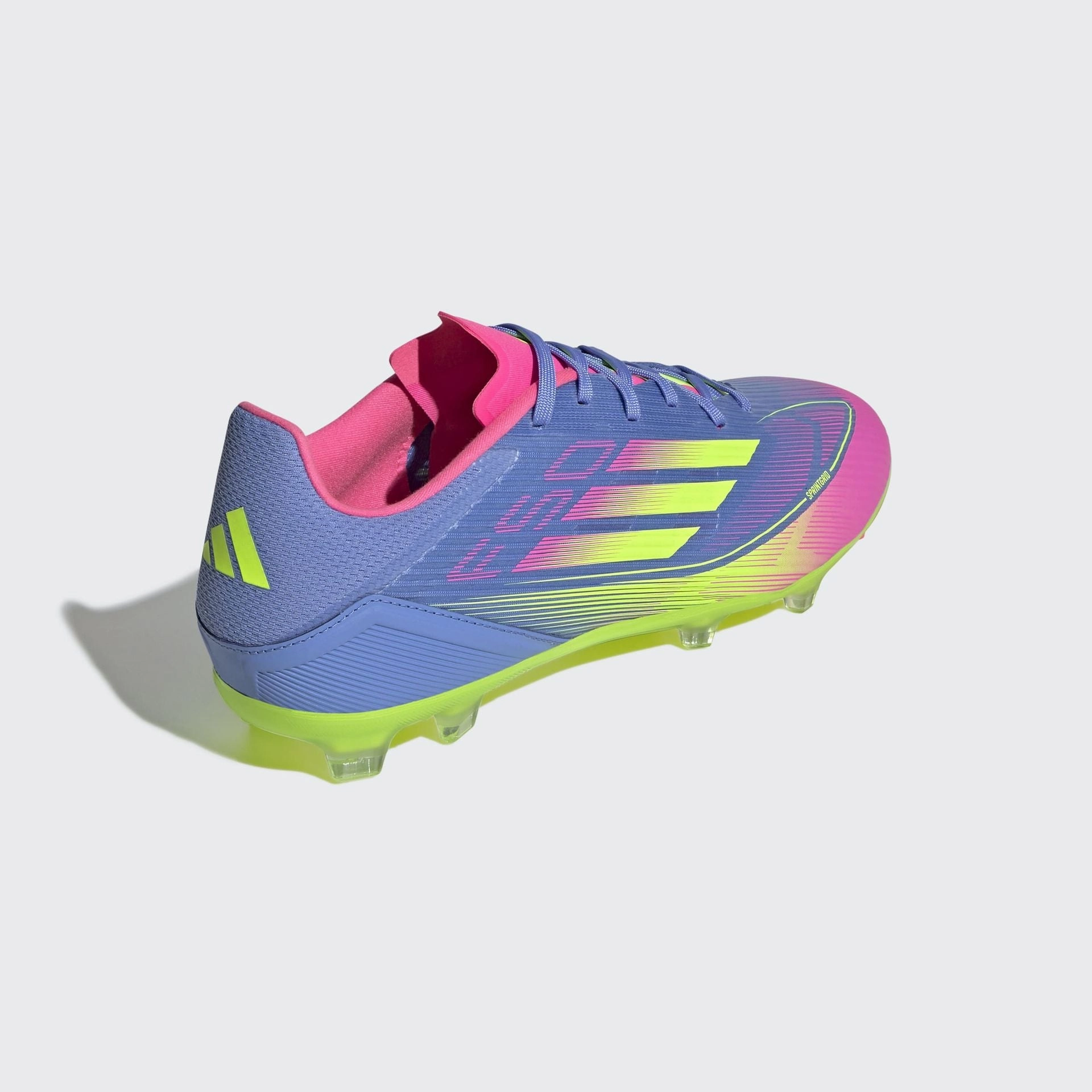 F50 LEAGUE FIRM/MULTI-GROUND BOOTS - Blue Fusion / Lucid Lemon / Lucid Pink Adidas Courtflash Tennis Shoes