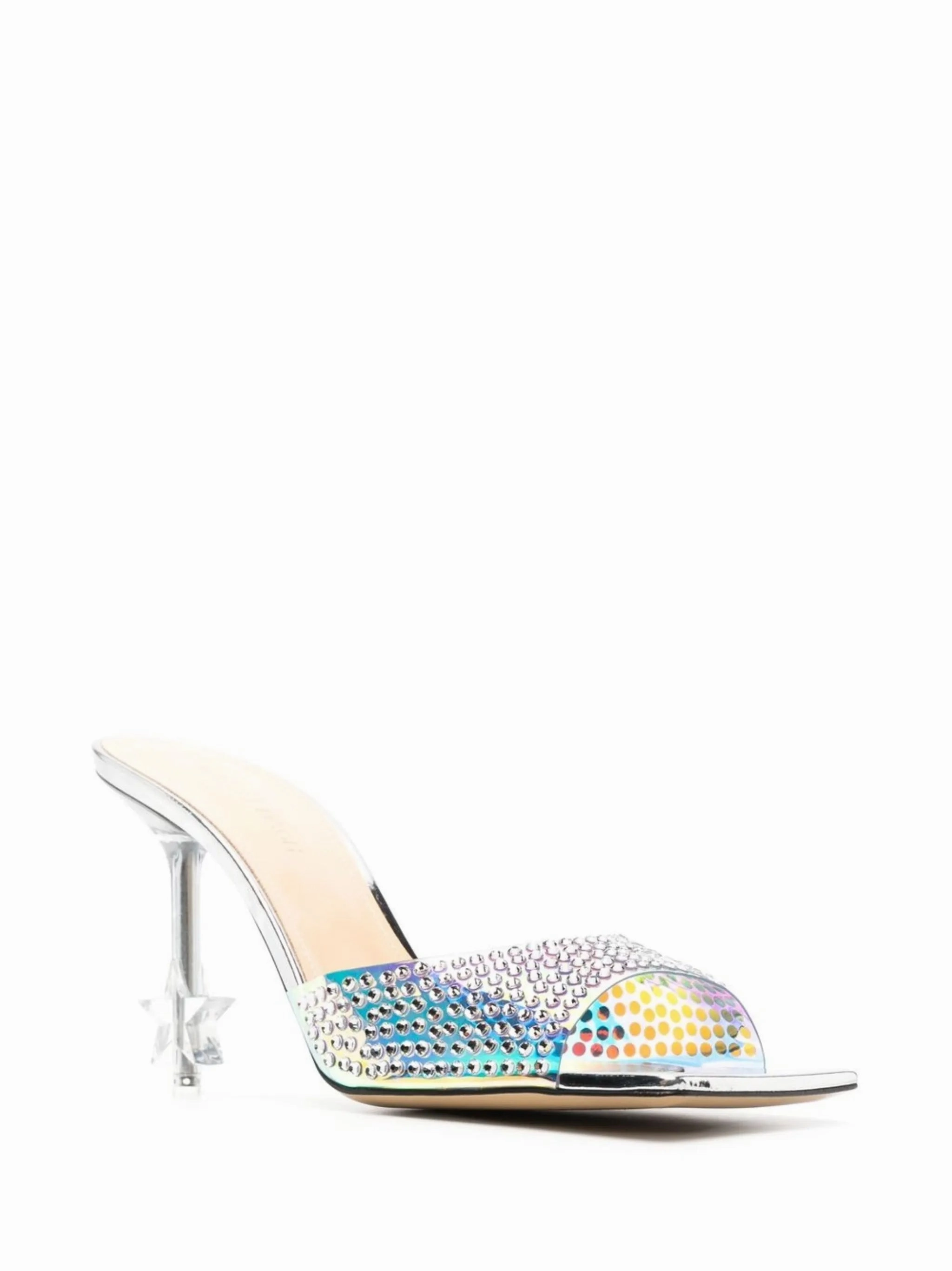 crystal-embellished star-heel sandals Wide Width Closed Toe Sandals