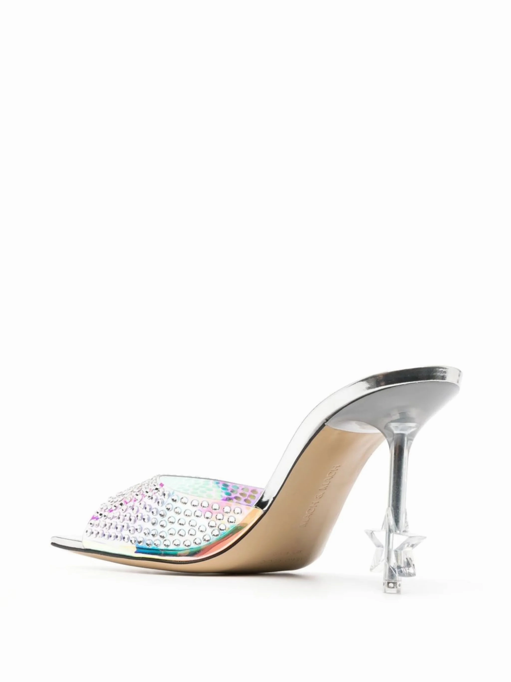 crystal-embellished star-heel sandals Comfortable Sandals For Wedding