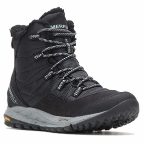 Clarks Waterproof Snow Boots Merrell Antora Sneaker Boot Waterproof Black (Women's)