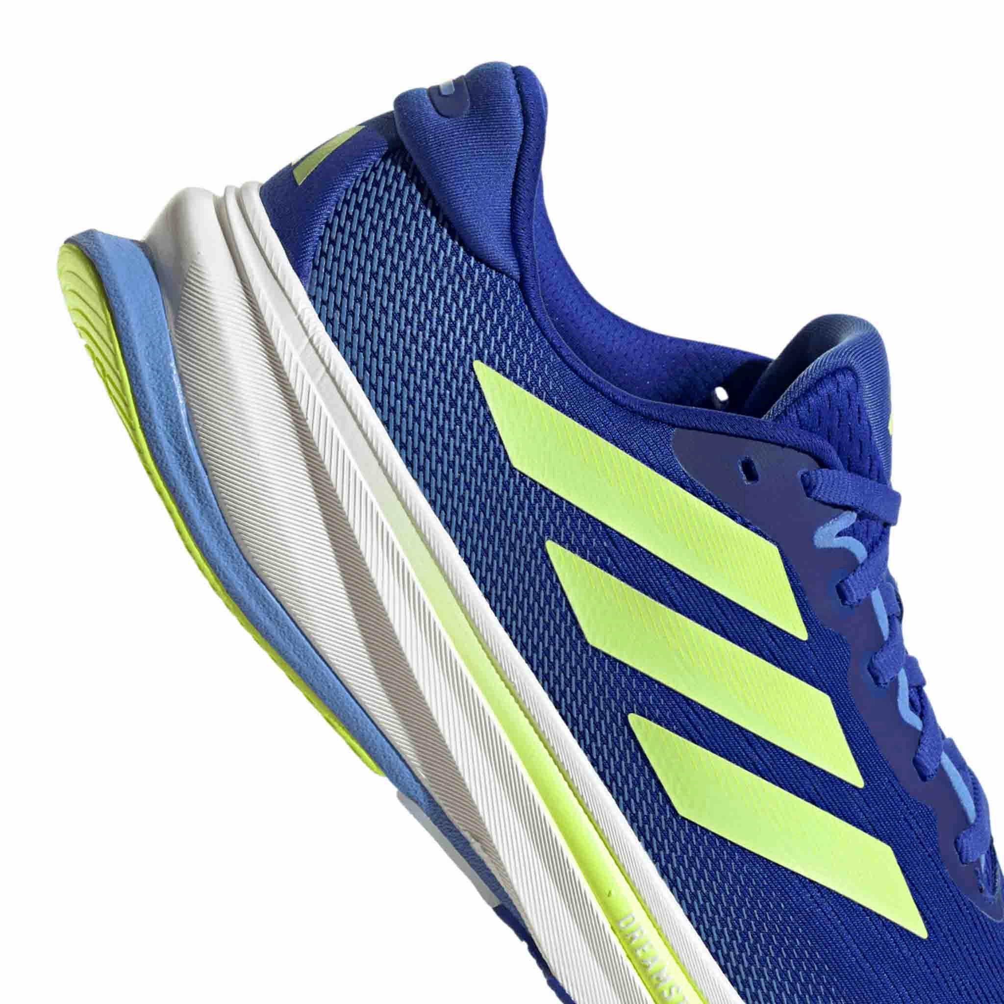 adidas | Men's Supernova Rise 2 Running Shoes - Lucid Blue/Hi-Red Yellow/Blue Fusion Adidas Continental Shoes