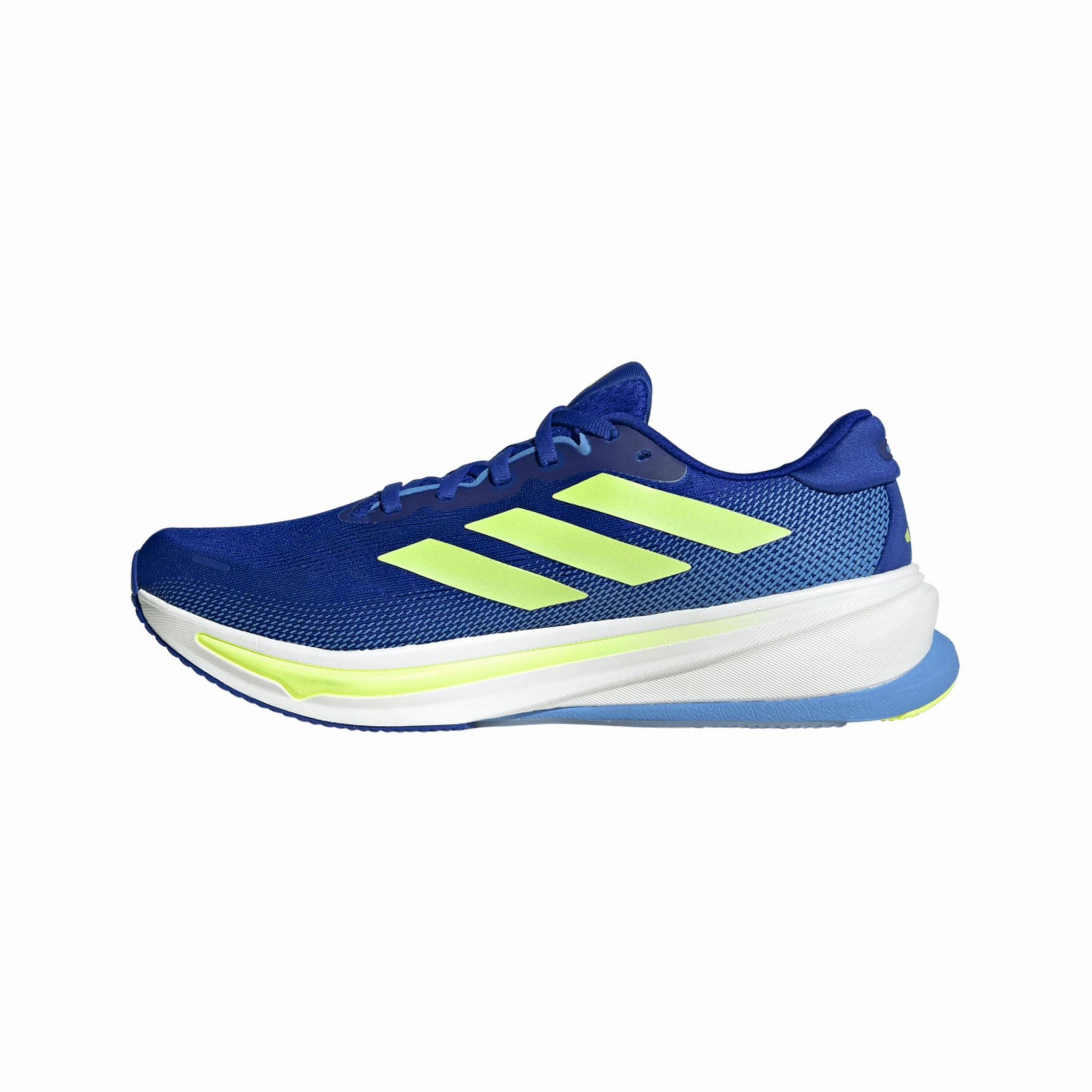 Adidas Titan Shoes adidas | Men's Supernova Rise 2 Running Shoes - Lucid Blue/Hi-Red Yellow/Blue Fusion