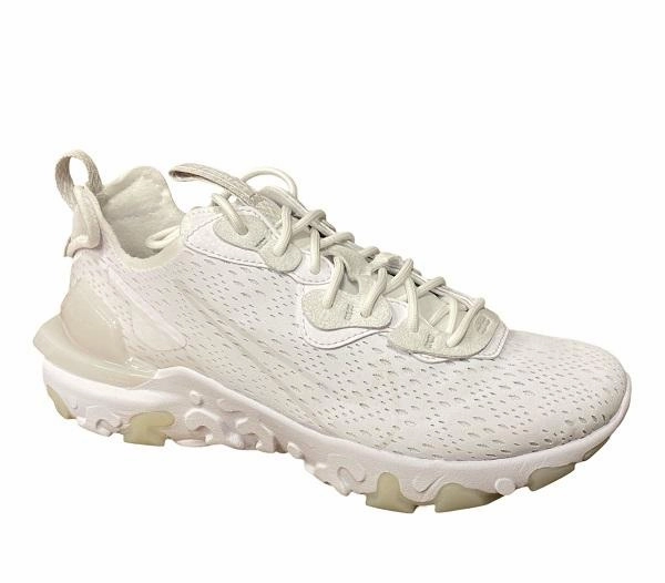 Nike scarpa sneakers da uomo React Vision CD4373 101 bianco grigio All Star Sneakers
