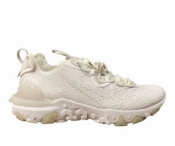 Nike scarpa sneakers da uomo React Vision CD4373 101 bianco grigio Level Sneakers
