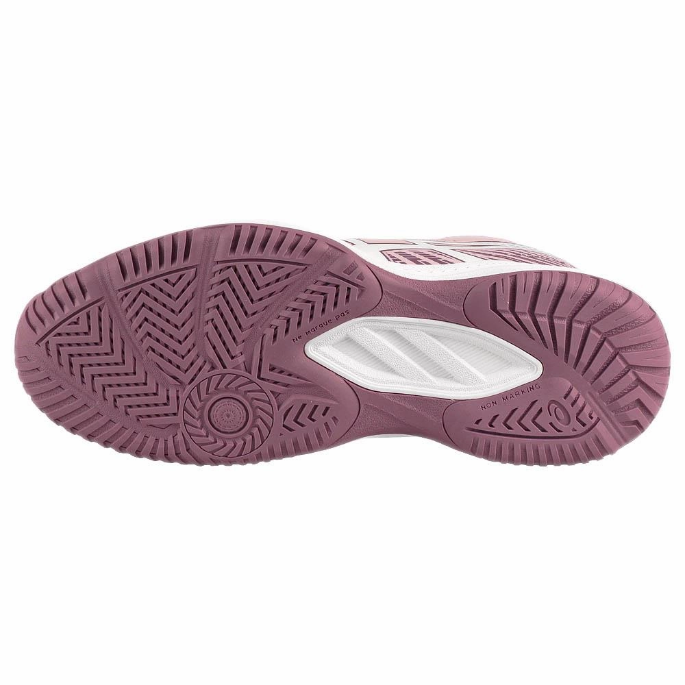 Asics Junior Upcourt 6 GS - Watershed Rose/White Pickleball Vs Badminton Shoes