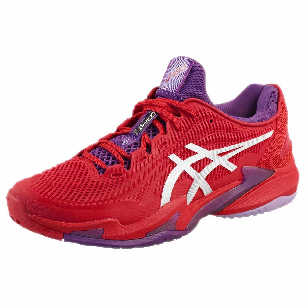 New Balance Tennis Shoe Asics Men's Court FF 3 Novak - Classic Red/White