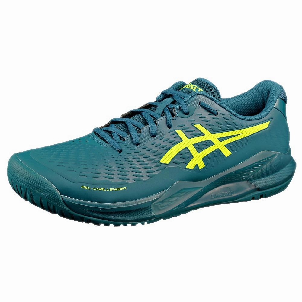 Asics Men's Gel-Challenger 14 - Restful Teal/Safety Yellow Different Ways To Lace Tennis Shoes