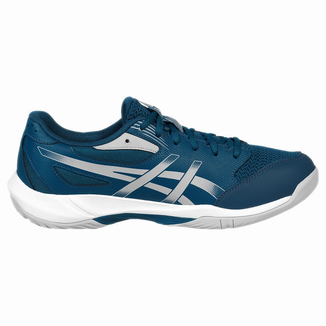 Asics Men's Gel-Rocket 12 - 2E Width - Mako Blue/Piedmont Grey Badminton Aerus Z
