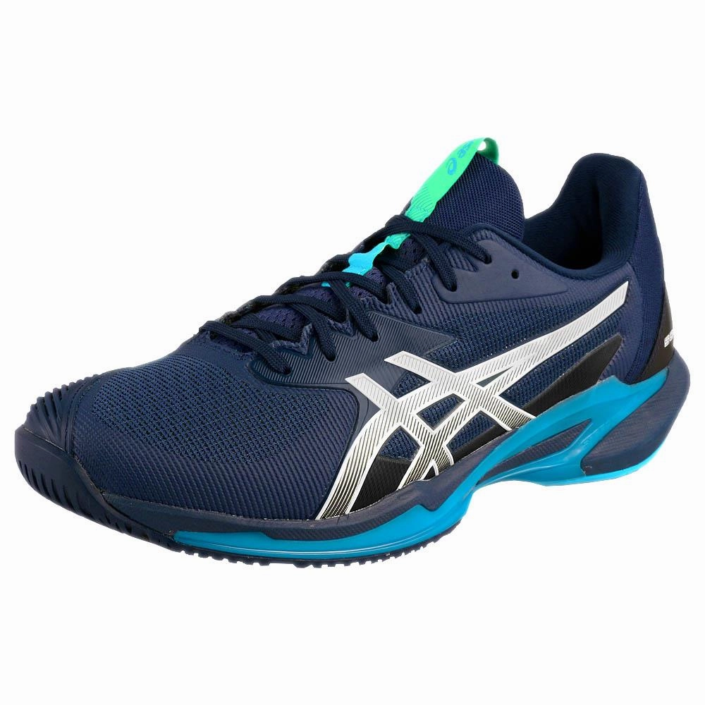 Asics Men's Solution Speed FF 3 - Blue Expanse/White Westbrook Tennis Shoes