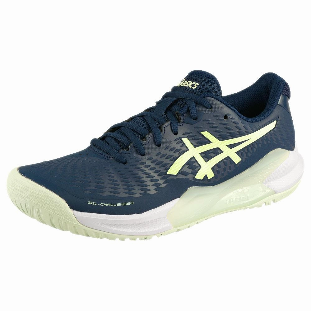 Tennis Shoes With Best Arch Support Asics Women's Gel-Challenger 14 - Blue Expanse/Illuminate Yellow