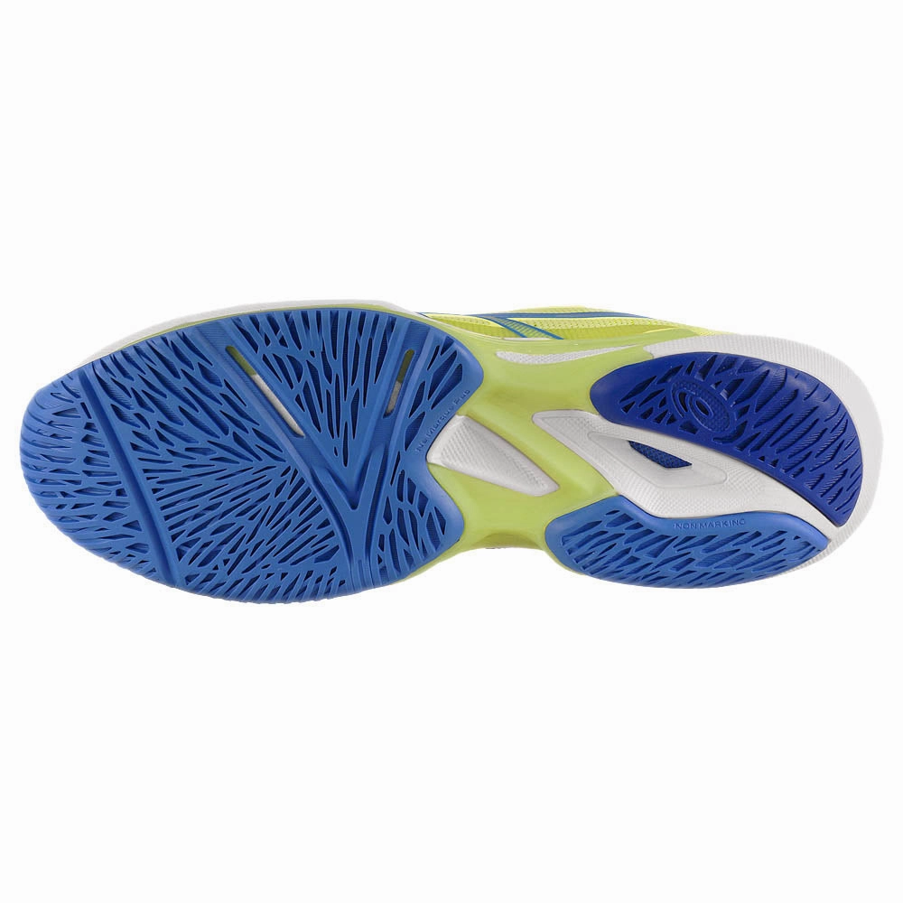 Asics Women's Solution Speed FF 3 - Huddle Yellow/Blue Coast Tennis Shoes For Walking