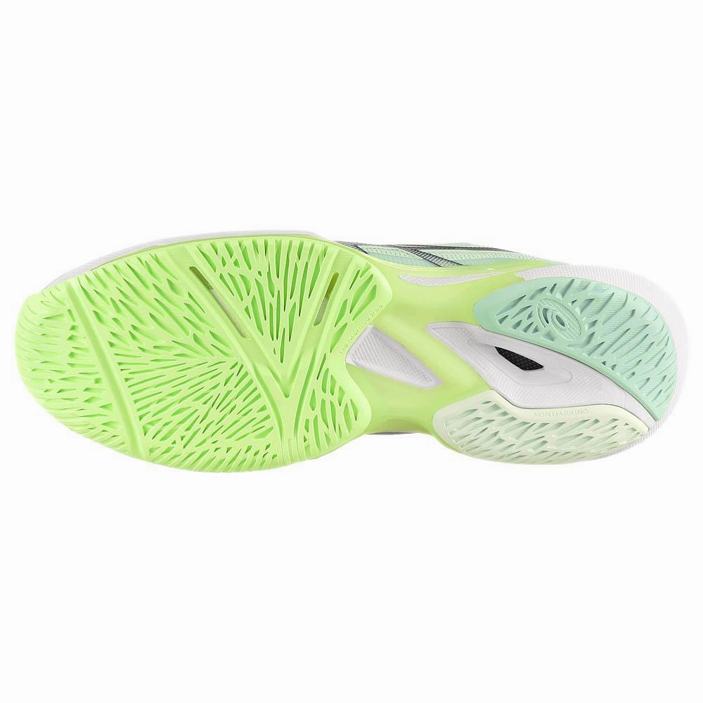 Dying Tennis Shoes Asics Women's Solution Speed FF 3 - Pale Mint/Blue Expanse