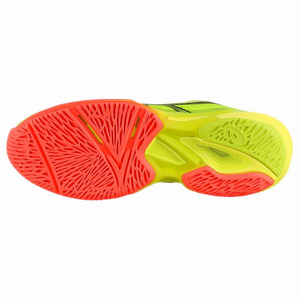 Usc Tennis Shoes Asics Women's Solution Speed FF 3 - Paris - Safety Yellow/Black