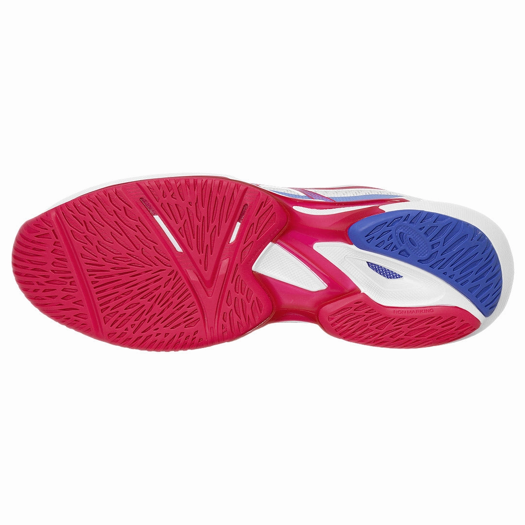 Cow Print Tennis Shoes Asics Women's Solution Speed FF 3 - White/Bright Rose