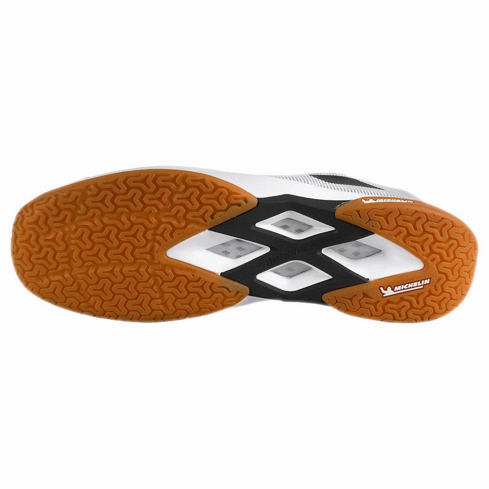 Babolat Men's Shadow Spirit 2 - White/Black Badminton Shoes Vs Tennis Shoes