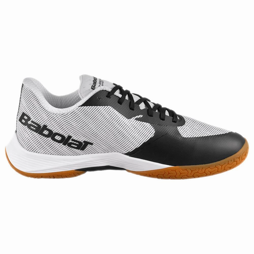 Babolat Men's Shadow Spirit 2 - White/Black Best Budget Badminton Shoes