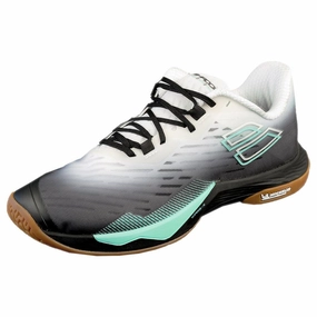 Babolat Men's Shadow Tour 5 - Black/White Volleyball Shoes For Badminton